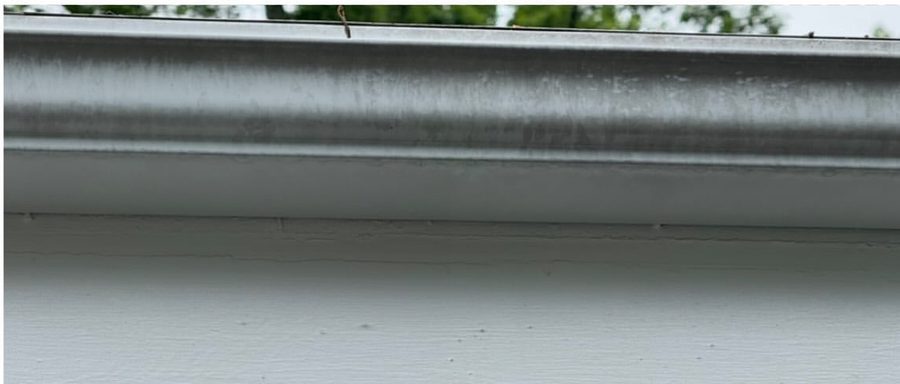 Clean gutters after professional cleaning Raleigh NC